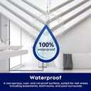 IMXPW Drop Ceiling Tiles 2x4, Waterproof Smooth White PVC, 10-Pack, White