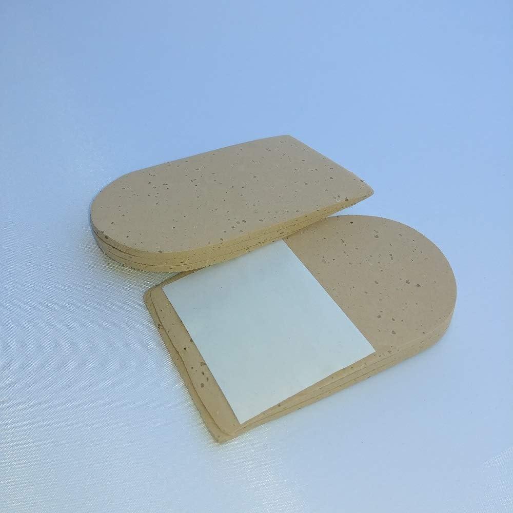 Atlas Biomechanics Adjustable Heel Lift, 1 Pair, Medical Grade Cork (Medium (2 1/2" Wide))