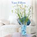 DomeStar 1050PCS Mixed Blue Fake Ice, Fake Diamonds Aquarium Rocks for Vase Fillers Fish Tank Table Scatter Winter Decor (Gradual Change Blue)