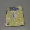 D.E.E Dog Pajamas Large Cotton Dog Clothes Warm and Comfortable Lightweight Jumpsuits Prevent Licking Wound (Yellow, M)