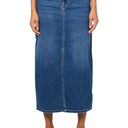 DKNY women's Denim Fashionable Cropped Jeans Skirt (28 size)