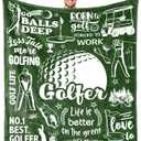Golf Gifts for Men, Golf Gift for Men Unique, Golfing Gift for Him, Birthday Thanksgiving Day Golfing Presents, Golfer Present for Sport Lover Blanket Gift 50"x60"