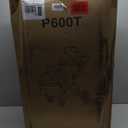 Foldable Double Pet Stroller for 2 Small Medium Cats Dogs, Lightweight Single and Double Integrated Pet Stroller with Detachable Carriers (Black)