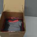 Yeaqee 50 Pcs Mini Metallic Paper Gift Bags with Handle 4x4.75x2.2'' Small Gift Bag DIY Tag Thank You Party Favor for Mother's Day Wedding Graduation Baby Shower Birthday Jewelry (Black,Red)