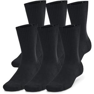 Under Armour Unisex Adult Training Cotton Crew Socks (Multipairs) L