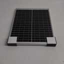 ECO-WORTHY Solar Panel 25W 18V Monocrystalline Waterproof Panel for Charging 12V Battery of RV Boat Trailer ATV Car or Powering Light, Charing 12V Battery Pack and Other Off-Grid Applications