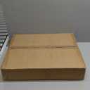 Large Acrylic Donation Box with Stand, Suggestion Box for Church, Drawing Raffle with Key and Lock, Secure Collection Box for Fundraising, Offering, Ballots, Feedback, Black