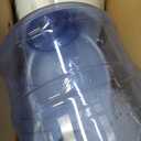 Amazon Basics Automatic Dog Cat Water Dispenser Gravity Feeder and Waterer Set, Large, 456.6fl.oz food feeder, 382.1fl.oz water dispenser, Gray