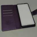 for Samsung Galaxy A25 5G Wallet Case with RFID Blocking Credit Card Holder, PU Leather Folio Flip Kickstand Protective Shockproof Cover Women Men for Samsung A25 Phone Case (Purple)