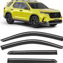 Low-Profile Window Rain Guard for Honda Pilot 2023-2026 Side Window Visors Extra-Thick Vent Visor Honda Pilot Window Deflectors Vent Shades Car Accessories-4pcs