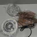 Electric Smores Maker Tabletop Indoor Kit, Indoor Marshmallow Roaster, Smores Station with 4 Compartment Trays & 4 Forks, Great Gift for Adults and Kids in Holidays and Parties (Brown)