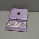 TQQ Touch for iPad (A16) 11th Generation Case with Keyboard (11", 2025) & 10th Gen (10.9", 2022) - 360 Rotatable, Thin & Light, Multi-Touch Trackpad for iPad (A16) 11th/10th Gen (Light Purple)