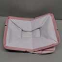 AUUXVA Storage Basket Pink High Heel Butterfly Storage Cube Box Durable Canvas Collapsible Toy Basket Organizer Bin with Handles for Shelf Closet Bedroom Home Office (1 Pack)