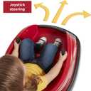Radio Flyer 6V Battery Powered Bumper Car, Electric Ride On with Remote, Toddler Ride On Toy for Ages 1.5+ Years, Large