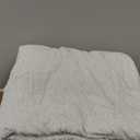 CozyLux King Size Comforter Set - 3 Pieces Light Grey Soft Luxury Cationic Dyeing Bedding Comforter for All Season, Light Gray Breathable Lightweight Fluffy Bed Set with 1 Comforter and 2 Pillow Shams