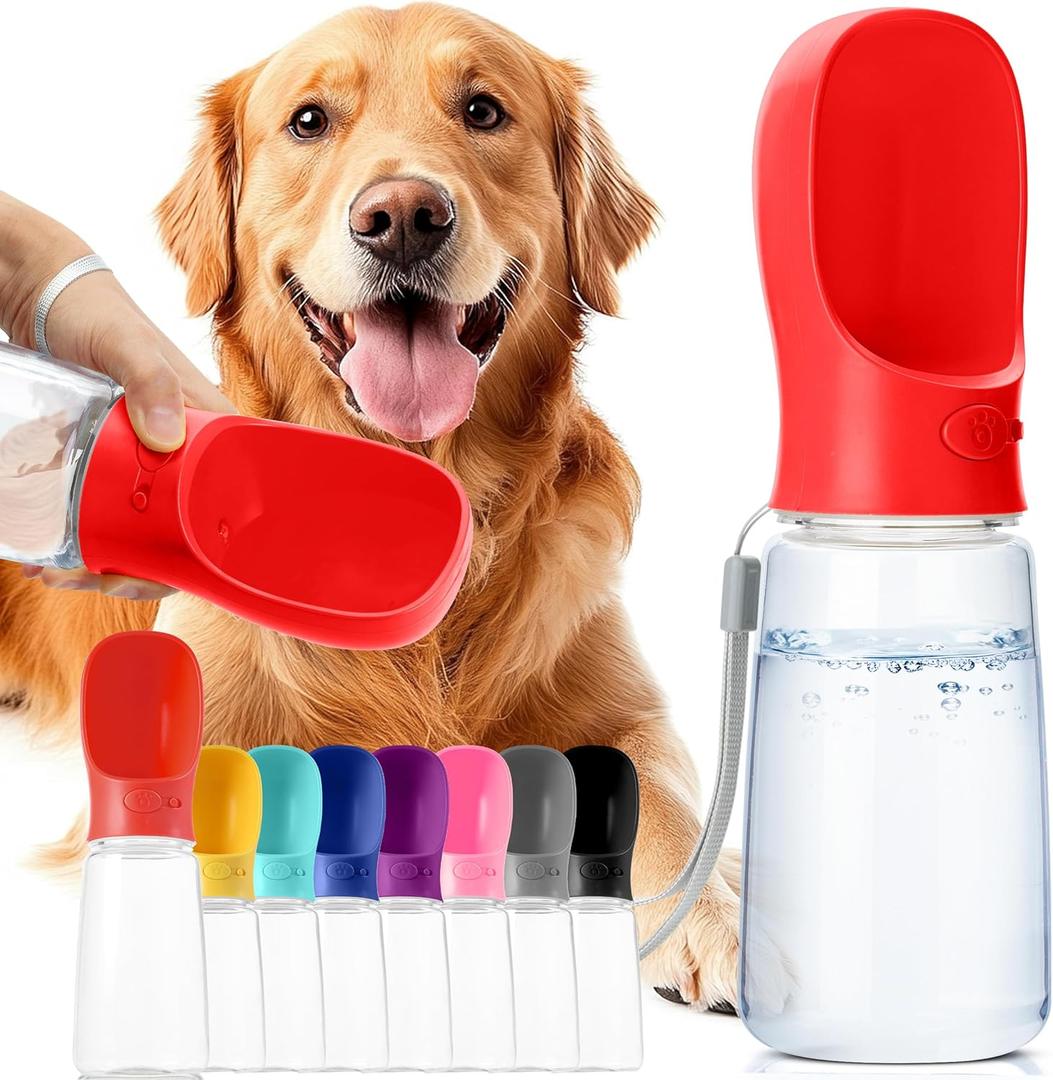 Mr. Pen- Portable Dog Water Bottle, 19 oz, Large, Leak Proof Puppy Water Dispenser with Drinking Feeder for Pets, Outdoor Walking, Hiking, Travel, Not Dishwasher Safe