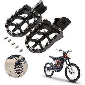 CHANGCHENG Dirt Bike Foot Pegs Motorcycle Footpegs Foot Pedals Rests CNC for Sur Ron Light Bee S/X Segway X260 X160 Talaria Sting MX3 MX4 Talaria XXX Taparia Black