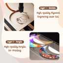 vinatimes 6'' Fox Terrier Dog Memorial Suncatcher Personalized Dog Name Ornament Sympathy Gifts for Dog Lovers Pet Bereavement Present Dog Remembrance Keepsake Window Car Hanging SCD-B2-6-02