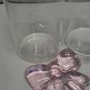 Reallnaive Wedding Champagne Flutes, 2 Pcs Pink Bow Coquette Glasses with Reinforced Stems, 8 oz Cute Feet Champagne Glasses for Wedding Engagement Bridal Shower Party Gifts(Flat Bottom)