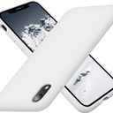 Cordking Designed for iPhone XR Case, Silicone Ultra Slim Shockproof Phone Case with [Soft Anti-Scratch Microfiber Lining], 6.1 inch, White