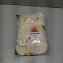 Burrito Baby Blanket, Tortilla Swaddle Blanket, Taco Blanket for Newborn Toddler, 285 GSM Soft Flannel Wearable Wrap Funny Gifts for Baby Shower & First Christmas Boy Girl 0-3 6 9 Months (Beige)