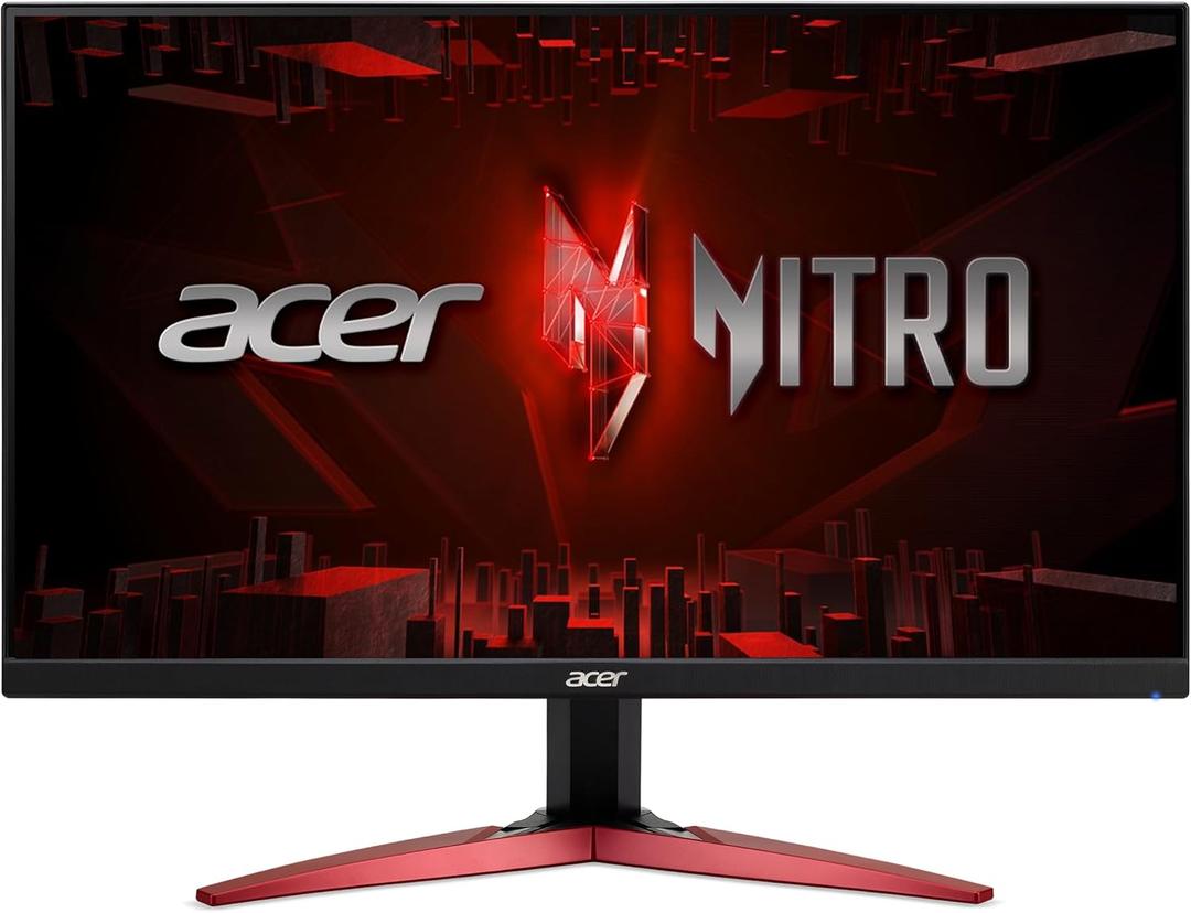 acer Nitro 23.8" Full HD 1920 x 1080 PC Gaming IPS Monitor | AMD FreeSync Premium | 180Hz Refresh | Up to 0.5ms | HDR10 Support | 99% sRGB | 1 x Display Port 1.2 & 2 x HDMI 2.0 | KG241Y M3biip
