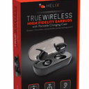 Helix True Wireless Air Open-Ear Earbuds wit LCD Display Charging Case