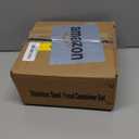 Stainless Steel Kids Plates,Set of 4 Toddler Plates with Lids - 4 Compartments Stainless Steel Snack Container for Kids Non Toxic & 100% BPA Free