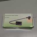 Gooseneck Tablet Holder for Kindle Reading in Bed with Page Turner Remote, Hands Free Desk Bedside Lazy Arm Stand for Kindle Accessories, Gifts for Readers (Glossy Black)