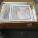 GarveeHome Counter Height Bar Stools Set of 2, 24 in Barstools for Kitchen Island Counter, Upholstered Padded Barstools with Curved Surface, Easy Assembly, Grey