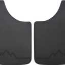 Plasticolor 000543R01 Black Off Road Scene Easy Fit Mud Guard 11" - Set of 2