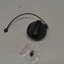 leechio Fuel Tank Cap, Tight-fitting Leak-proof Sealing Cover with Rubber Ring, ABS Heat-resistant Fuel Tank Port Cover with Screws, Compatible with Nissan Infiniti 17251-1VZ0D 17251-3JA0A (Black)