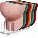 Kadolina Hat Organizer for Baseball Caps, Acrylic Hat Rack for 14 Baseball Caps, Hat Holder Display and Organizer for Closet, Tabletop, Dressing Table