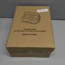 Divided Chilled Serving Tray for Parties,Ice Chilled Party Platter,Ice Serving Bowl with Lid and Handle,Charcuterie Serving Board,Cold Dish Dip for Fruit Seafood Vegetable Shrimp Cocktail Appetizer... (Pink)