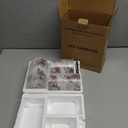 DRomance Battery Operated Glass Flameless Candles with Remote and Timer Real Wax 3D Wick Flickering Rose LED Pillar Candles Wedding Dinner Christmas Holiday Decor D3 x H4, 5", 6"