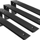 Countertop Support Brackets 4 Pack L Bracket Countertop Brackets 20" x 8" x 2.5" Heavy Duty 3/8" Thick Shelf Brackets Metal Corbels L Shape Bracket for Wood Shelf/Quartz/Granite/Concret Countertops