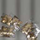 Patelai Glitter Star Garland Banner 2026 Party Decor 130 Feet Star Hanging Banner Twinkle Backdrop for Graduation Birthday Classroom Wedding Supplies(Champagne Gold)