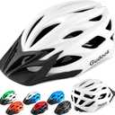 Bike Helmets for Men - Women Bicycle Helmet Adult - Certified Lightweight Comfort Adjustable Cycling Helmet with Detachable Visor for Mountain Road Biker (M(Youth/53-57cm), White)