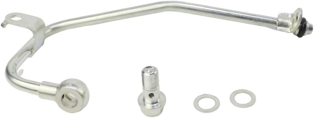 MUNIK Turbocharger Oil Pipe Suitable for Mercedes-Benz 2009-2016 C,E,SLK Class S204 C204 W212 A207 C207 R172 C200 C180 E200 E260 SLK200 Replacement # 2710900477