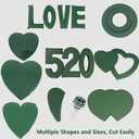 Floral Foam Blocks for Fresh and Artificial Flowers, 6 Pcs Each 8" L x 4" W x 2.8" H Wet and Dry Green Florist Foam for Weddings, Birthday Parties and Holiday Decorations