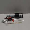 Universal Toilet Flusher Replacement Kit, Fill Valve, 2-Inch Flapper, Toilet Handle Lever, Adjustable, Quiet, Easy to Install, Complete Toilet Parts Inside Tank Kit (Red, 1-Pack)