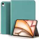 Leather Case for iPad Air6 11 in M2 2024 Air5/ Air4 10.9 in,Leather Protective Shockproof Smart Cover Adjustable Stand - Auto Wake/Sleep and Multiple View Angles,Light Blue