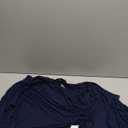 Women's Short Sleeve Draped Open Front Cardigan Lightweight Summer Vest for Women (X-Large, Navy Blue)