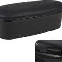 Car Armrest Support Left Elbow Pad, Retractable Elbow Pad with Storage, Adjustable Auto Armrest Modifiation Accessories, Universal Fit for Most Cars (Black)