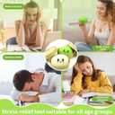 Dumpling Squishies Mystery Box, Squishies Dumpling Toys for Teens & Adults, Stretchy Squeeze Dough Ball, Sensory Stress Ball Squeeze Toys for Stress ReliefWhite and Green