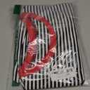 LilyCoco Boat Neck Tops for Women Striped Long Sleeve Shirt Breton Loose Fit Tshirt Red Large