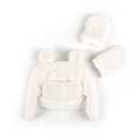 Tadpoles Super Soft Plush Sherpa Hat & Mittens Set, Ivory