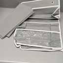 JARLINK Toy Stuffed Animal Storage, Over The Door Organizer W/Clear View Windows, 44lb Load, Baby Toy Storage Organizer for Nursery, Kid Bedroom, Newborn Baby Essentials (Light Grey) (1 Pack)