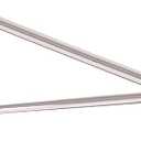 Hillman Group 852014 Flagged - Shelf & Rod Bracket White Removable - 1 Pcs