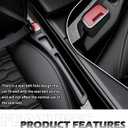 3 x 2PCS Car Seat Gap Filler Organizer,Multifunctional Car Gap Filler Organizer Storages Phone Key Avoids Things Falling,Universal Car Blocker Between Seats Car Organizer Car Accessories